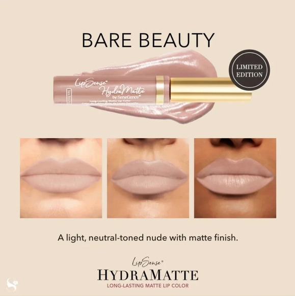 Bare Beauty HydraMatte LipSense - Picture 1 of 3